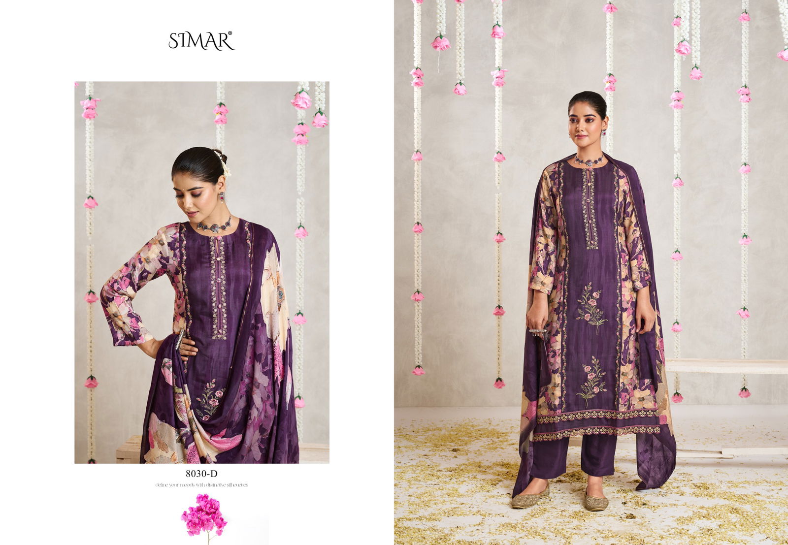 Kanika By Glossy Jam Satin Printed Dress Material Wholesale Online
